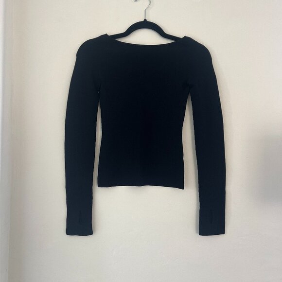 LAST CHANCE Live the Process ribbed knit long sleeve - Picture 1 of 11